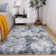 Rectangle Antonije Machine Made Shag Polyester Area Rug in Grey