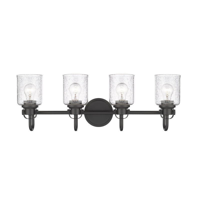 Tyringham 4 - Light Dimmable Vanity Light, Matte Black