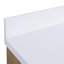 Meuble-lavabo de salle de bain autoportant 48 po entièrement assemblé avec plateau en bois massif et plateau blanc entièrement assemblé