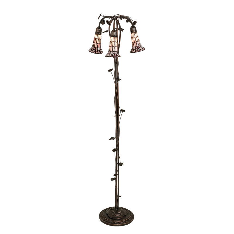 Pond Lily Tree Floor Lamp, Pink