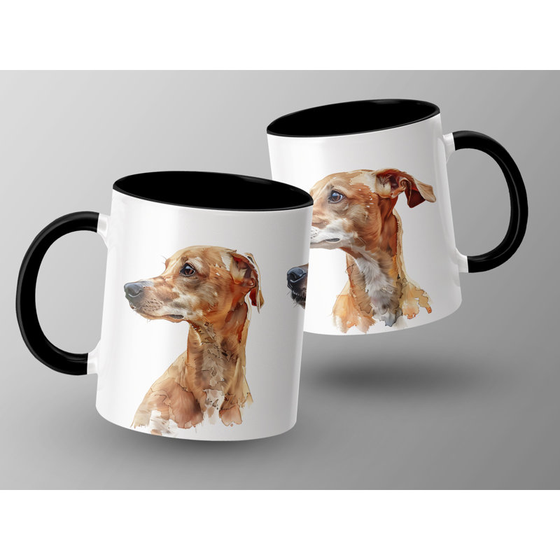 Ceramic Coffee Mug, Black, 2