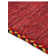 Azizi Striped Hand Woven Cotton Red Rug