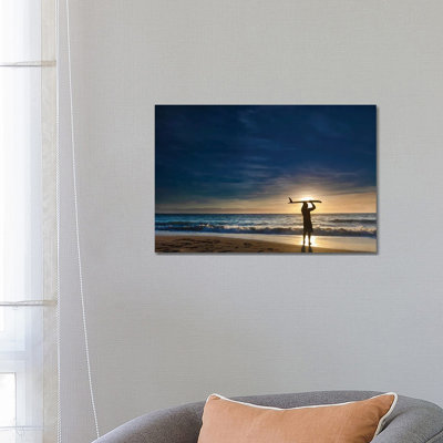 Single Fin Surfer II by Sean Davey - Gallery-Wrapped Canvas Giclée on Canvas