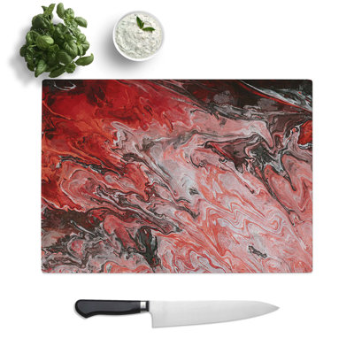 Tempered Glass Storm Chopping Board