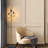 Adonus 64.96" Black Rattan Tree Floor Lamp