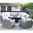 Luciano Wicker Fully Assembled Seating Group with Cushions All-weather outdoor conversation set
