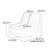Comfortable rotating recliner chair-1418315265