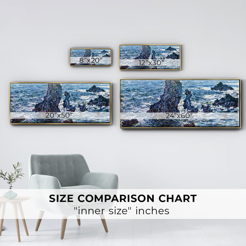 Rocks on Belle - Framed Canvas