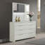 Commode en bois avec 8 tiroirs de rangement pour la chambre à coucher-699441295