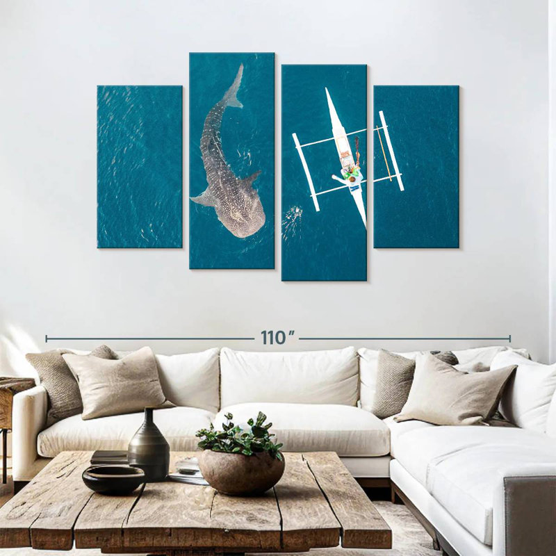 Brampt Oslob Whale Shark, 54" H x 84" W
