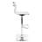 Stoke Gifford Swivel Upholstered Adjustable Height Counter Stool with Metal Frame-25968701