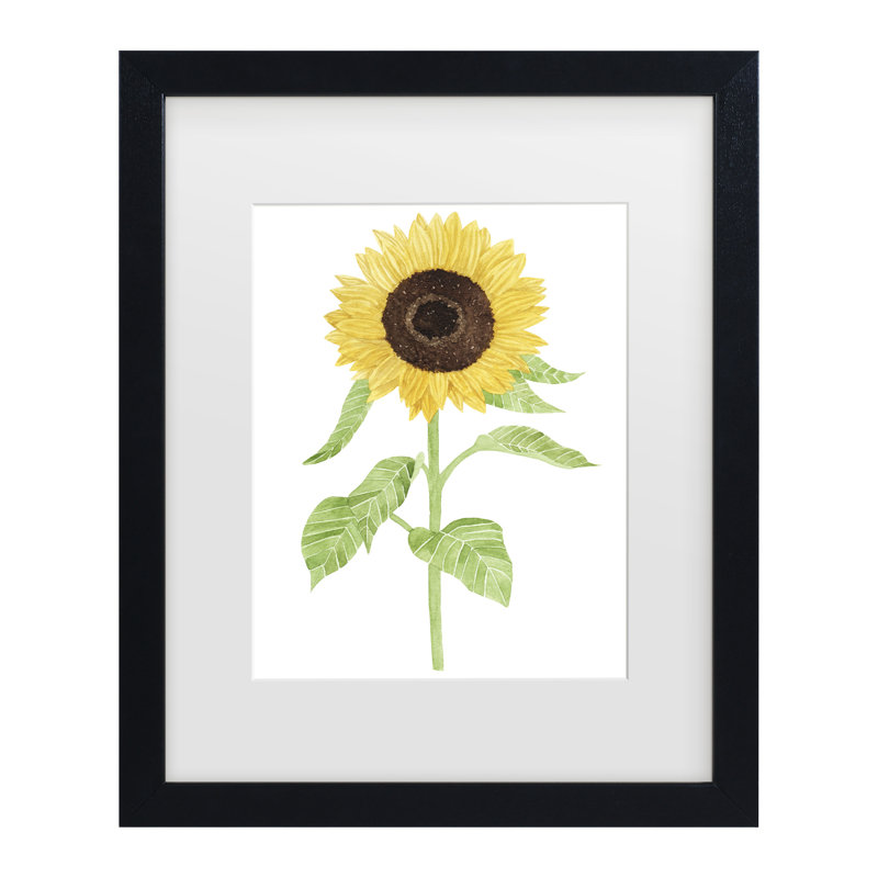 Art encadré avec tournesol Sarah Frances