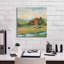 «Springtime Farm Pastel» par Silvia Vassileva, art mural sur toile-1052403019