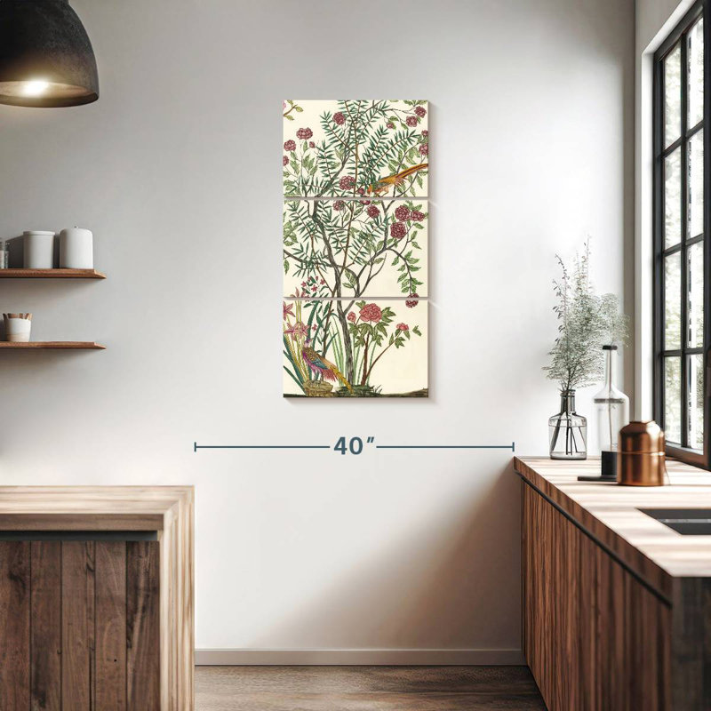 Traditional chinoiserie III, H 38 po x l 18 po