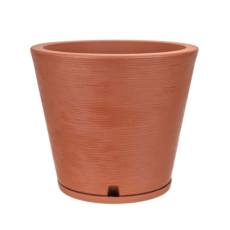 Genebra Pot Planter, Terracotta, 13.78" H x 15.75" W x 15.75" D