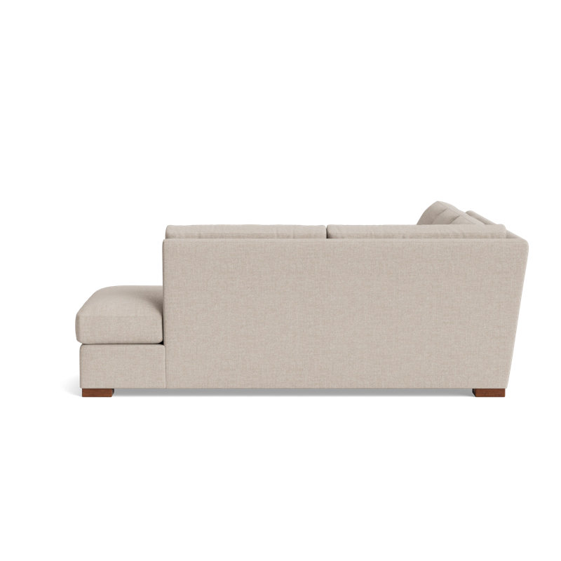 Couch Potato Sectional, Right Hand Facing, Performance Weave - Natural