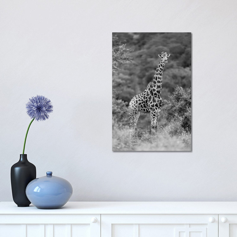 Stately Giraffe 1 Piece Wrapped Canvas Wall Art, 45.72cm H x 30.48cm W x 1.91cm D