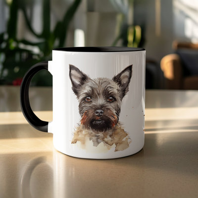 Watercolor Maltese Dog Design 11oz Coffee Mug