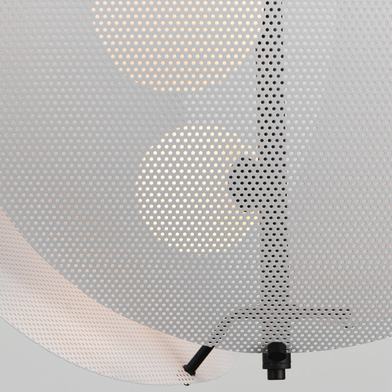 Chips 5 - Light Pendant, Black, Matte White
