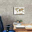 «World Map Gold Leaf» par Chris Paschke, estampe numérique sur toile-735375575