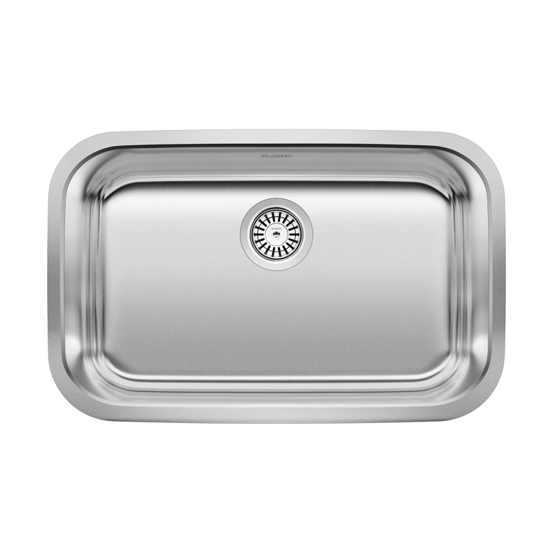 Stellar 28" Single Bowl Undermount Stainless Steel ADA Kitchen Sink