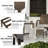 Earsley 2 - Person Patio Conversation Set with Cushions-1625332616