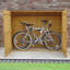 6 Ft. W x 2 Ft. D Wooden Bike Shed