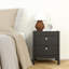 Ensemble de 2 tables de chevet 2 tiroirs l 17,24 po Anstus-712568277