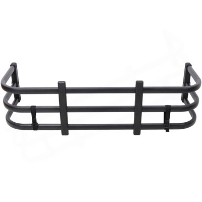 Rallonge de camion, rallonge de hayon rétractable en aluminium, longueur réglable de 59,25 à 72,25 po, noir