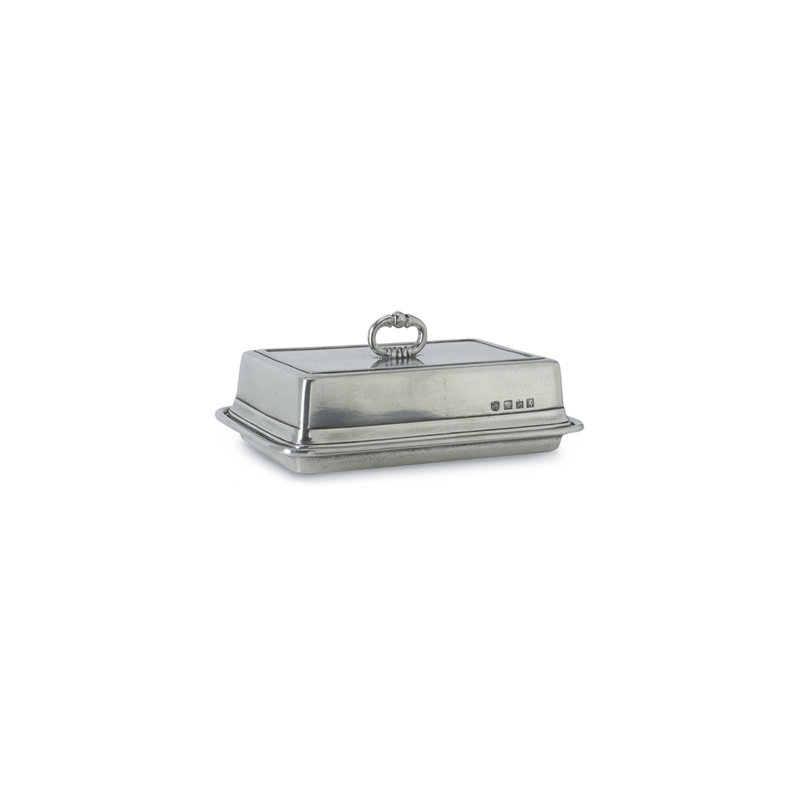 Convivio Butter Dish, 6.9" L x 4.5" W x 2.2" H