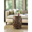 Bali Hai Hibiscus Round Accent Table