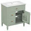 Meuble-lavabo polyvalent avec plusieurs tiroirs et tablette réglable-1403601232