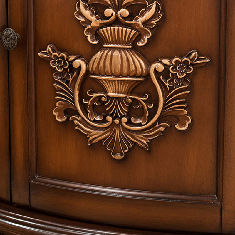 American style multi-functional corner cabinet