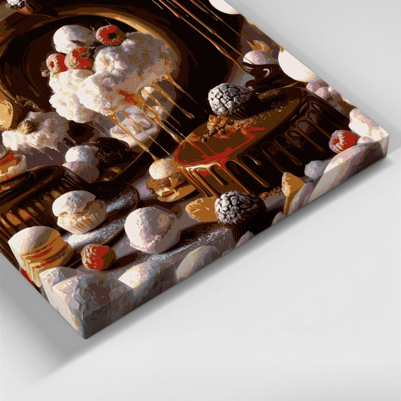 Art mural sur toile Desserts, H 12 po x l 18 po