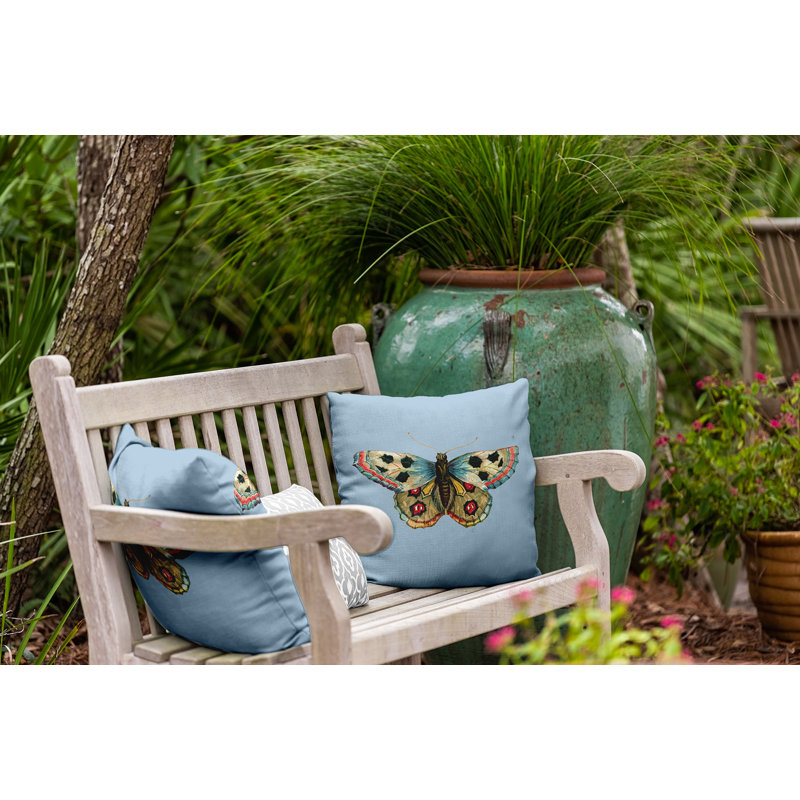  Housse et insert de coussin décoratif en polyester, Bleu ciel, 18 po x 18 po