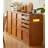 Light Luxury Style Large Capacity Rubberwood Sideboard