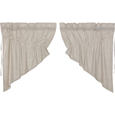 Peltier Cotton Striped Swag Window Valance