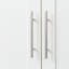 Armoire pour garde-manger, armoires de rangement pour garde-manger avec 2 portes et 3 tablettes, armoire de rangement pour garde-manger blanche, armoire pour la cuisine, la salle à manger et le salon.