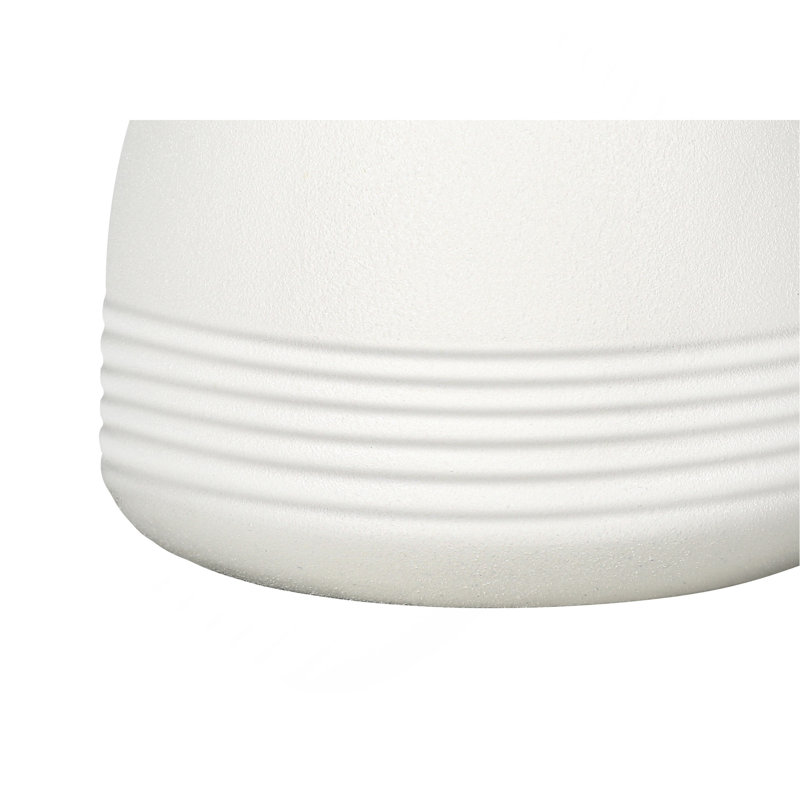Éclairage, lampe de table, céramique crème, abat-jour ivoire / crème, moderne