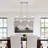 Faustena 12 - Light Dimmable Bubble Glass Sputnik Modern Linear Chandelier-755980357