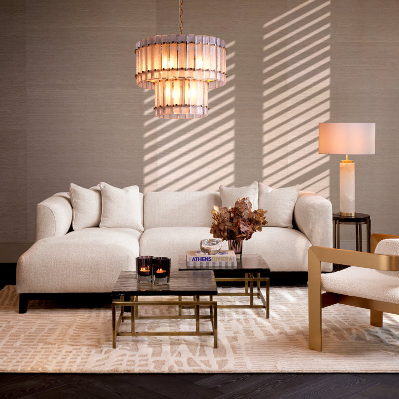 Sofa Corso Lounge Right Lyssa Off-White, Left Hand Facing