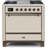ILVE Majestic II Series 36 inch Dual Fuel Range with 6 Sealed Burners, Griddle (Solid Door)-64707957-64707956