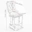 Tabouret de comptoir 26 po Jermon-166792664