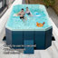 Piscine familiale rectangulaire pour la cour-130822269