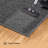 Amorrah Furnish my Place Modern Indoor/Outdoor Commercial Solid Color Rug - Pet and Kids Friendly Rug, Stain Resistant, Floor Carpet for Living Room & Hallway, Wedding - Grey-1991384578