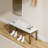 Federigo Linen Upholstered Bench