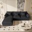 Canapé modulaire rembourré avec repose-pieds-110374989-110374990