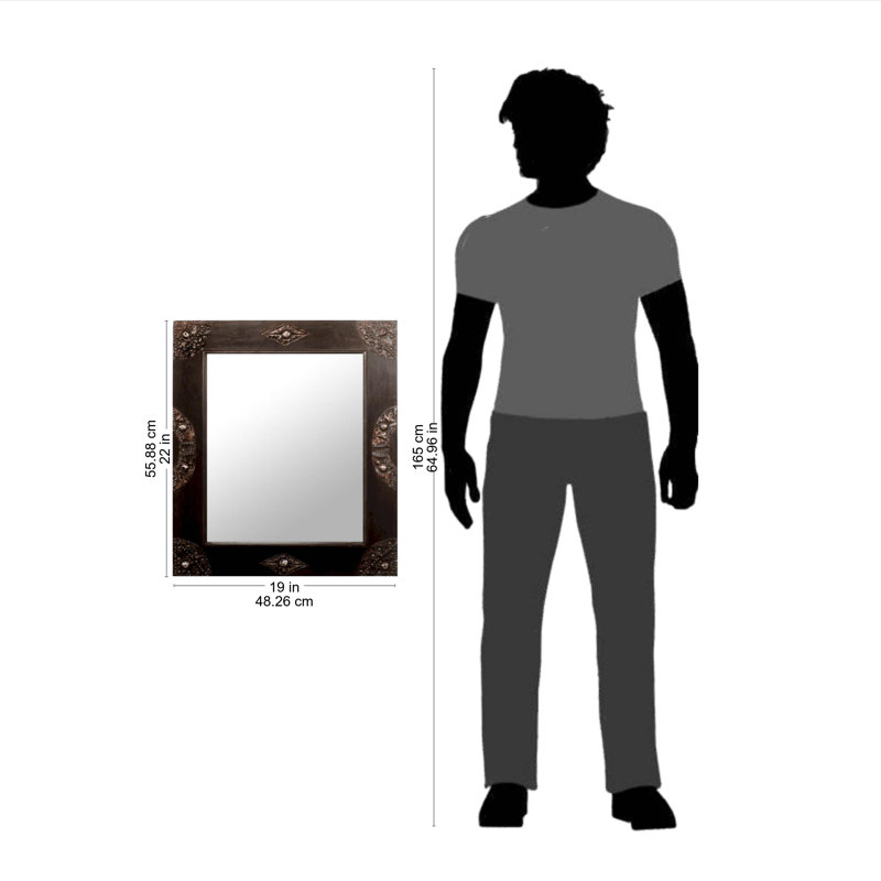 Triangle Floor Mirror