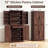 72" Farmhouse Kitchen Pantry Storage Cabinet With 12 Door Shelves, 6 Adjustable Shelves and 1 Hidden Drawer-489284934