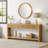 Console Table with 3 Drawers-256226108